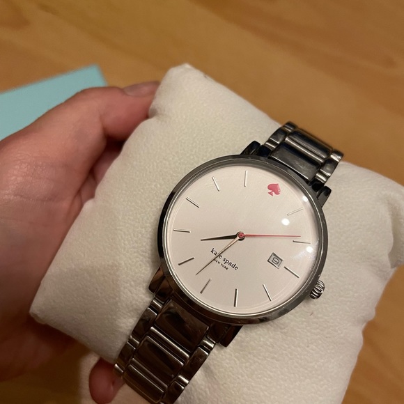 Kate ♠️ Spade Silver Gramercy Watch - Picture 1 of 4